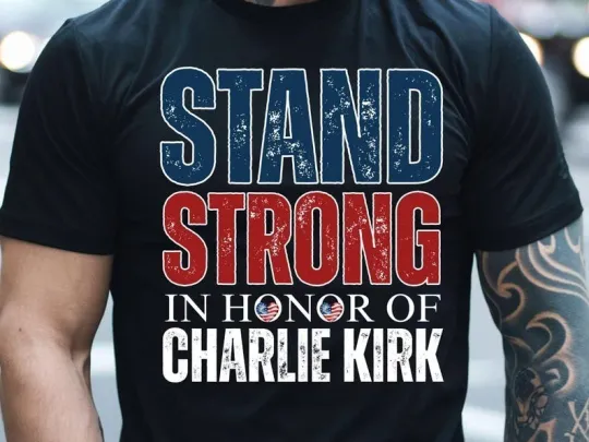 Discover Charlie Kirk In Memory T-Shirt
