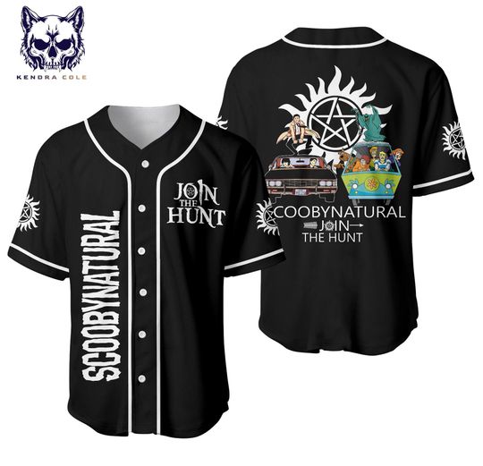 Supernatural Scoobynatural Join The Hunt Baseball Jersey  Dean Winchester & Scooby-Doo Mashup Shirt, Fan Gift