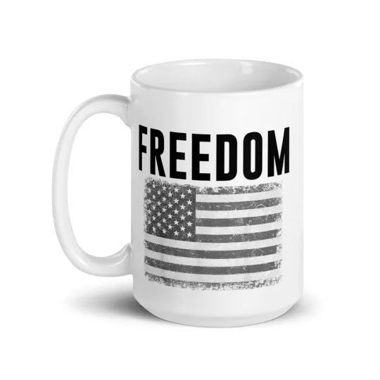 Freedom Charlie Kirk,Ceramic Coffee Cup, Charlie Kirk Mug,11oz or 15oz,gift Cup