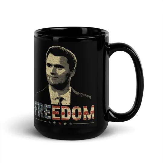 Freedom Charlie Kirk,Ceramic Coffee Cup, Charlie Kirk Mug,11oz or 15oz,gift Cup