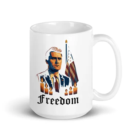 Freedom Charlie Kirk,Ceramic Coffee Cup, Charlie Kirk Mug,11oz or 15oz,gift Cup