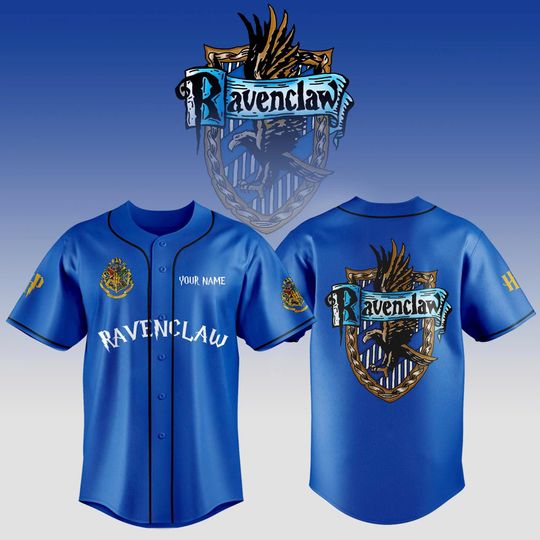 Custom Baseball Jersey, Wizard Houses Shirt, HP Wizard School Shirt