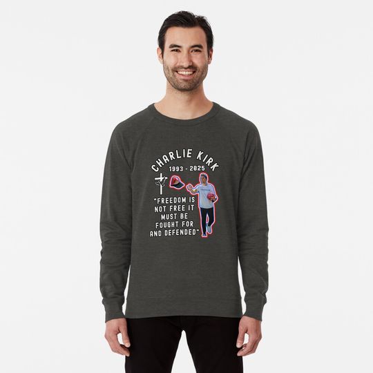 Discover Charlie Kirk Quote  Lightweight Sweatshirt