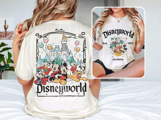 Discover Vintage Walt Disney World Christmas Shirt, Disneyworld Christmas Shirt, Retro Disney Christmas Shirt, Disney Family Christmas Vacation 2025