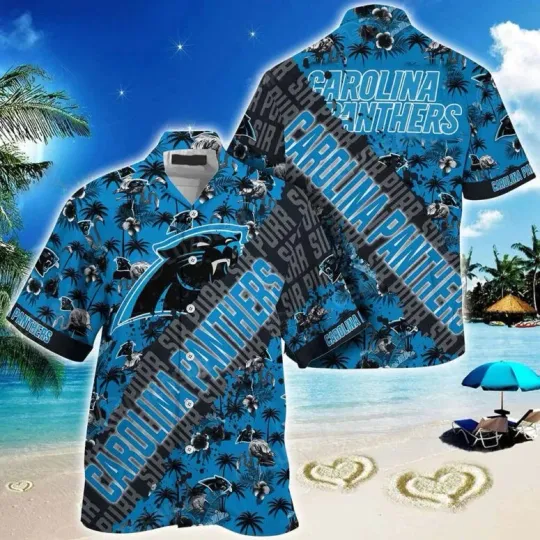 Discover Carolina Football Tropic Storm Hawaiian Shirt , Gift for Fan