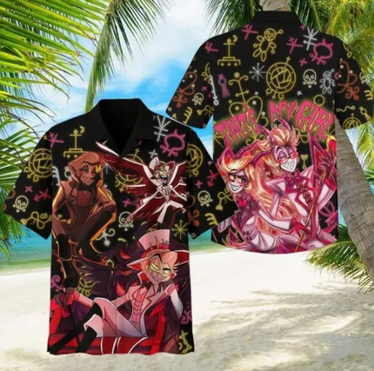 Hazbin Hotel Hawaiian Shirt, Hazbin Hotel Shirt