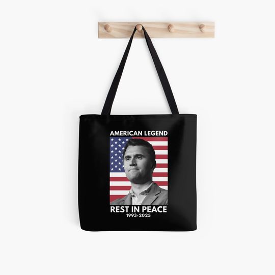 Discover charlie kirk Tote Bag