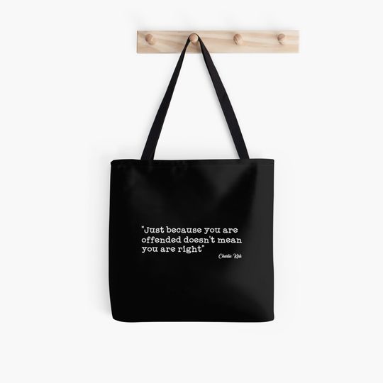 Charlie Kirk Legends Never Die - pray for charlie kirk, A True Patriot Charlie Kirk Tote Bag