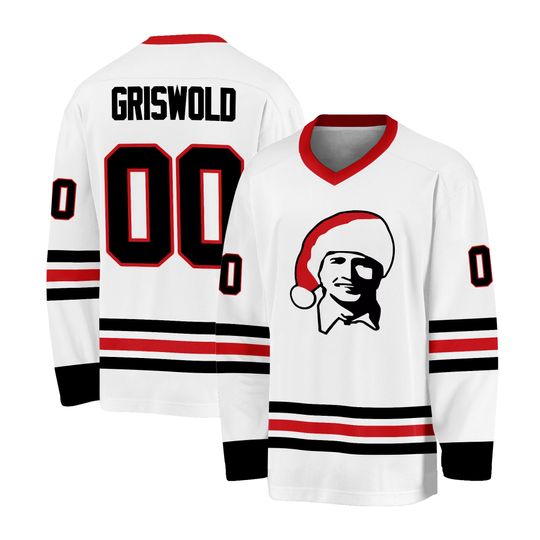 Design Clark Griswold #00 Hockey Jersey Christmas X-Mas