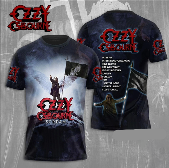 Ozzy Osbourne T-Shirt Heavy Metal Music Fan Apparel