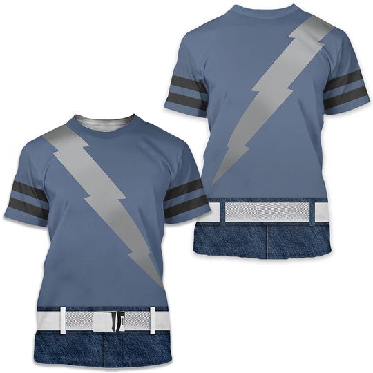 Blue Quicksilver Halloween Shirt, WandaVision TV Series Costume,Quicksilver Outfits Inspired, Quicksilver Cosplay Costume, Halloween Party