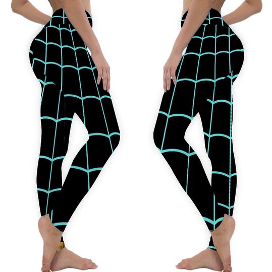 Womens Yoga Leggings SPIDER GWEN Spidergwen tights for adults, superhero costume, womens spider costume, Spider Gwen top for women, bottoms