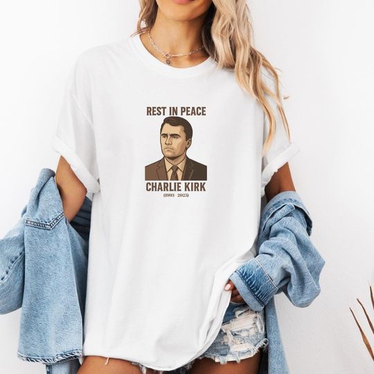 Discover Charlie Kirk Shirt, Pray for Charlie Kirk Shirt, Charlie Kirk Assassination Shirt, Make America Great Again, Freedom T-Shirt