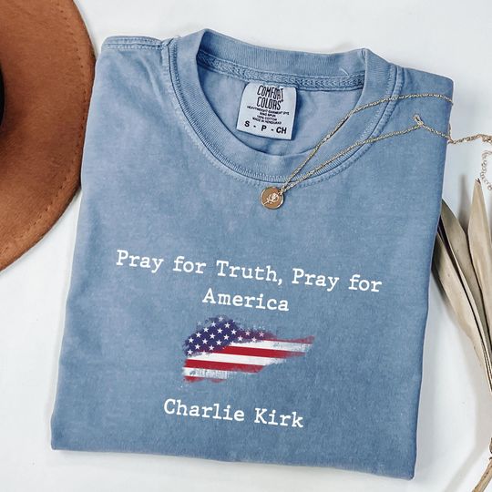 Discover Pray for Truth Pray for America Shirt,Charlie Kirk Shirt,Support Tee,Christian Shirt,Faith Based Unisex Tee,HumanRights Shirt,Activist Shirt