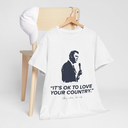 Charlie Kirk Shirt, Patriot Protest, Turning Point USA Merch, Love Your Country, Freedom Tee, Conservative