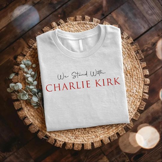 Discover We Stand With Charlie Kirk Shirt, Real Patriotic Gift, Free Speech Supporter Sweatshirt, Conservative Campus Club Merch, Liberty Apparel