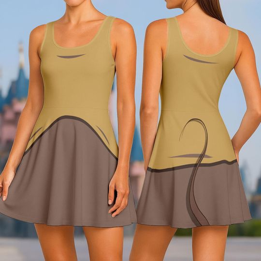 Discover Halloween Gus Cinde Skater Dress, Gus Gus Mouse Dress, Disney Women Dress, Halloween Mouse Dress, Disneyland Cinde