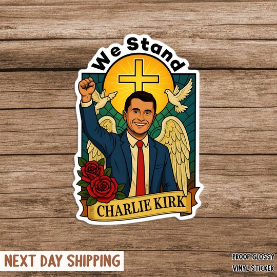 A True Patriot Charlie Kirk Sticker/Car Magnet, Charlie Kirk Sticker, Rest In Peace Charlie Kirk, R.I.P Charlie Kirk Sticker,Freedom sticker