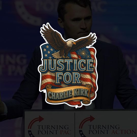 JUSTICE For Charlie Kirk - Die Cut Sticker