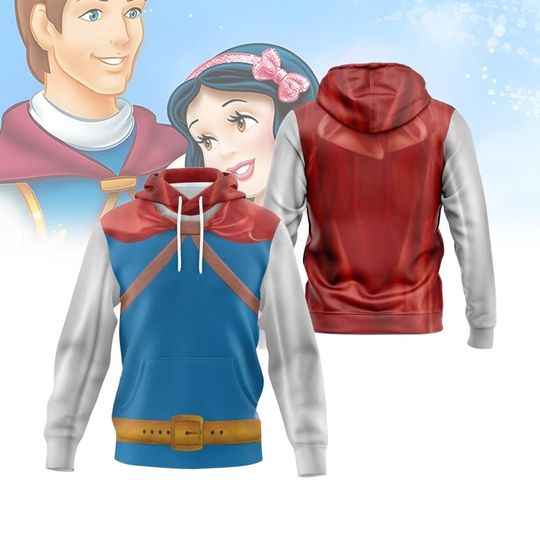Halloween Snow White Prince 3D Hoodie, Prince Florian Cosplay Hoodie, Snow White Character Hoodie
