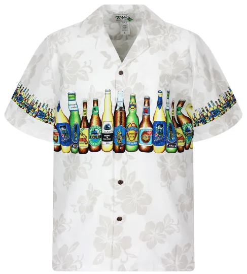 Discover Ky's Original Hawaiian Shirt Beer Bottles Chest