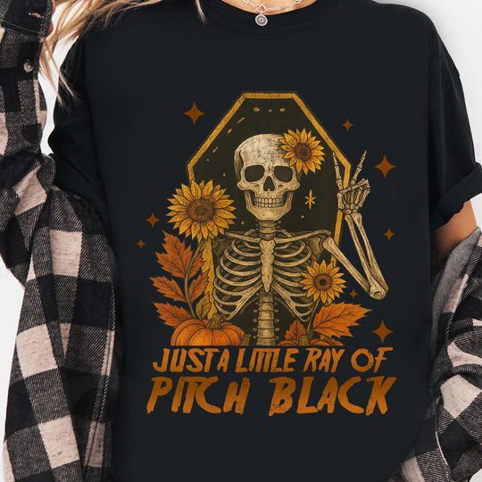 Discover Just A Little Ray Of Pitch Black Shirt, Halloween Shirt