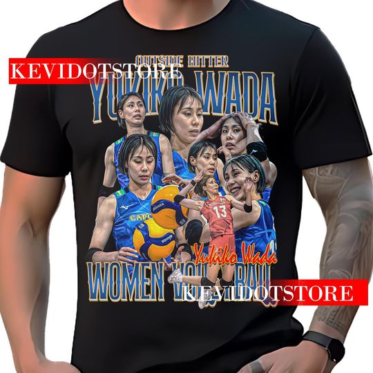 Yukiko Wada Shirt Volleyball Player t-shirt Bootleg Vintage Design