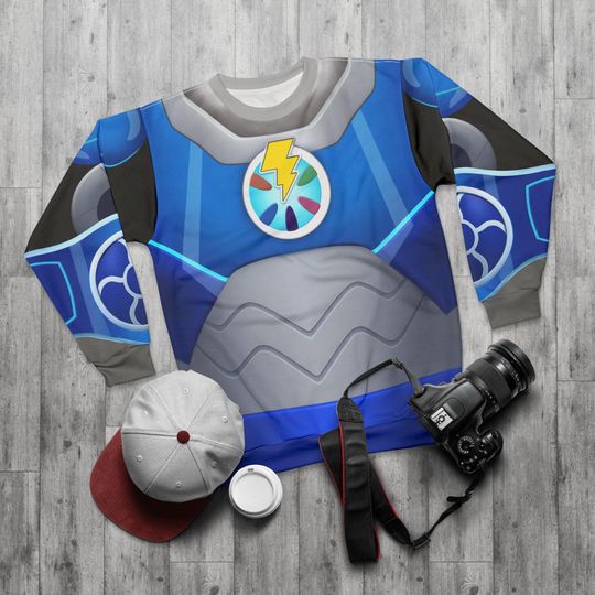 Discover Booster Robo Suit Long Sleeve Shirt, RoboGobo Inspired Character Costume, Disneyland Family Vacation Trip Outfit, Disney Junior Fan Gift