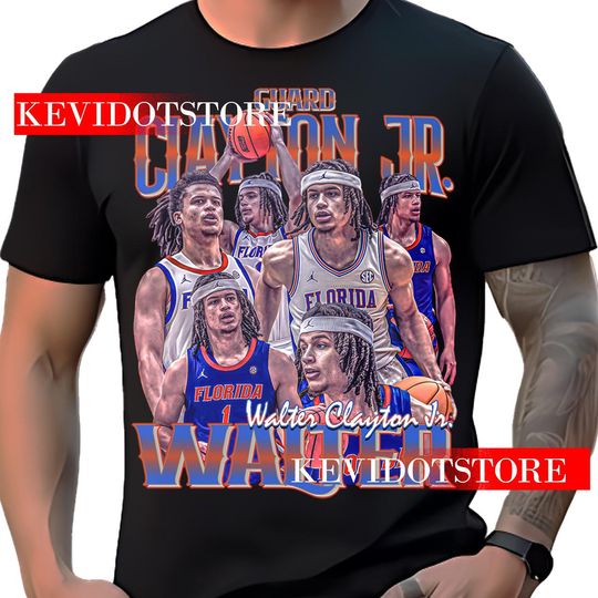 Walter Clayton Jr Athlete Basketball Player t-shirt Bootleg Vintage Design 2025