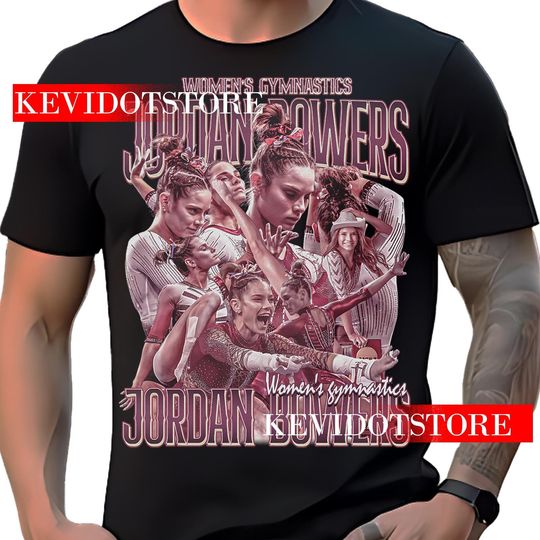 Jordan Bowers Shirt American Gymnast Tshirt Bootleg Vintage Design Gymnastic Shirt