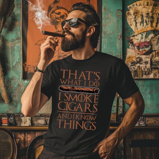 Discover Cigar Smokers T Shirt, Funny Smoking Cigars Shirts
