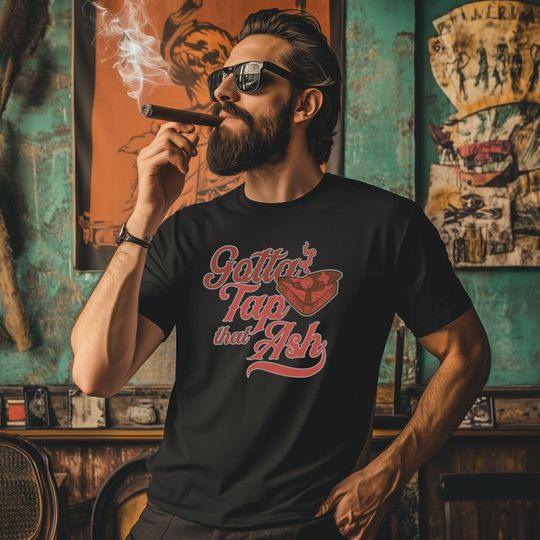 Discover Cigar Vintage Shirt, Cigars Smoker T-Shirt, Funny Tap Ash Smoking Tee