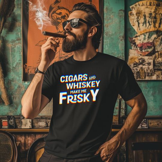 Discover Cigar Whiskey Bourbon Shirt, Mens Womens Cigars T-Shirt