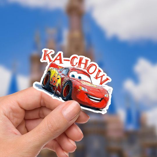 Discover Lightning McQueen Car Sticker: Waterproof Vinyl Decal