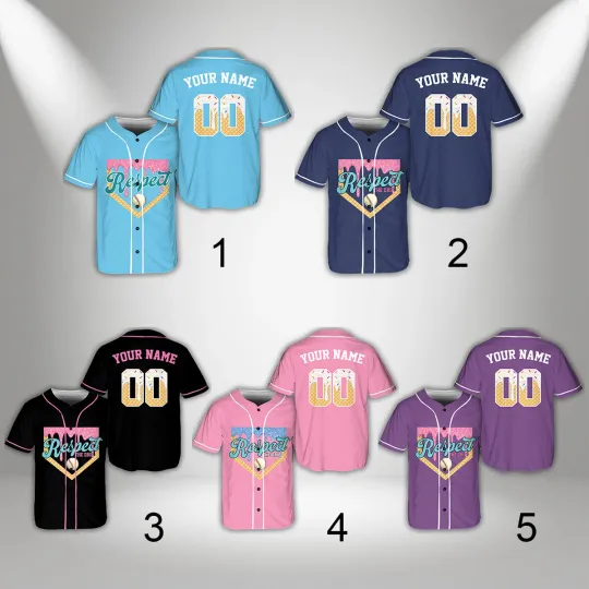 Discover Personalized Ice Cream Drip Baseball Jersey, Respect The Drip Jersey Shirt