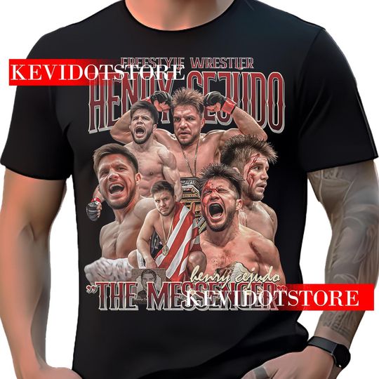 Discover Henry Cejudo Shirt Vintage Retro Classic Graphic Tee Bootleg Unisex Mixed Martial Artis