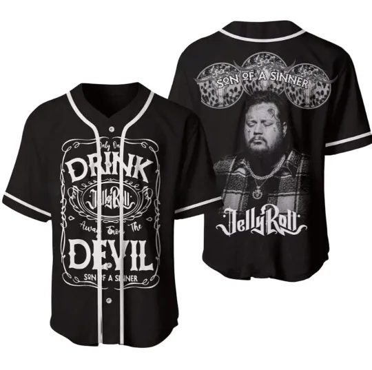 Jelly Roll Custom Baseball Jersey for Men, Music Tour Shirt