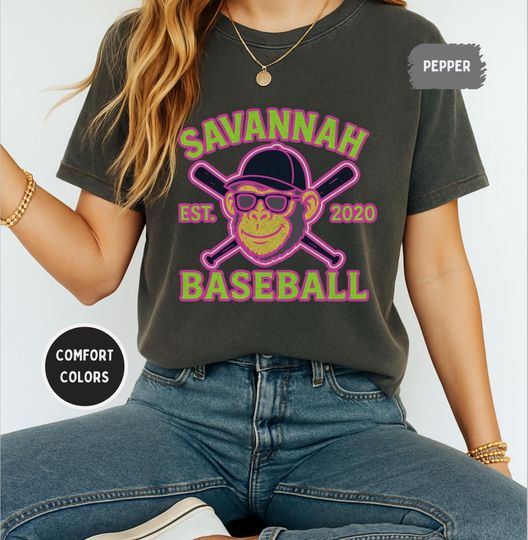 Discover Savannah Party T-Shirt, Baseball Tee, Retro Savannah T-shirt