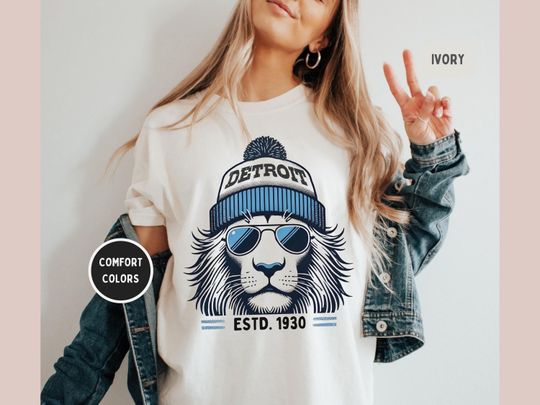Discover Detroit Football T-shirt, Detroit Tee, Game Day Shirt, Detroit Sports Fan Gift