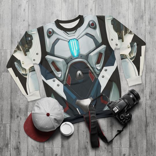 Discover Ironheart Armor 3D Sweater, Riri Williams Sweatshirt, Marvel Character Outfit, Superhero Cosplay, Avengers Campus Costume, MCU Gifts