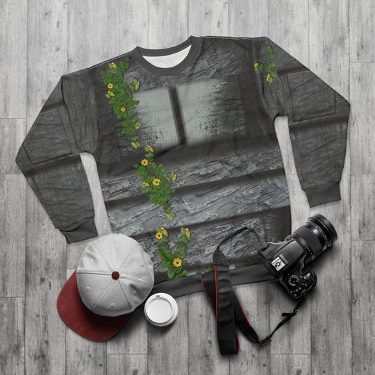 Iron Golem Minecraft Movie Inspired Crewneck Sweatshirt, Long Sleeve Costumes, Running Shirt Cosplay Outfit Adult, All Over Print Costume