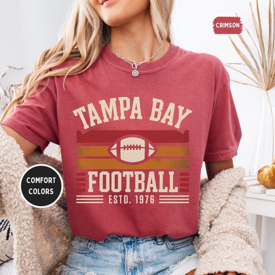 Discover Vintage Tampa Bay Football T-shirt, Retro Football Tee, Sports Team Tee