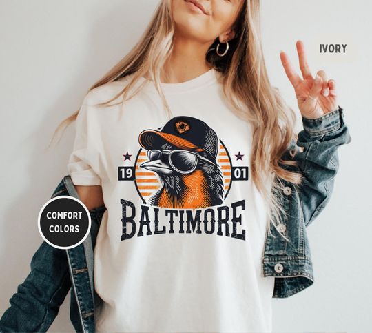 Discover Baltimore Baseball T-shirt, Fan Gift, Sports Team Gift, Baseball Lover Tee, Game Day Shirt