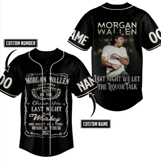 Wallen Western Last Night We Let The Liquor Talk Jersey