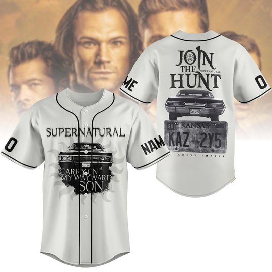Supernatural Baseball Jersey, Winchester Brother Baseball Shirt, Dean Winches Jersey