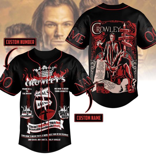 Supernatural Baseball Jersey, Winchester Brother Baseball Shirt