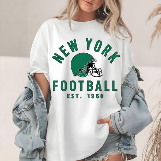 Discover New York Jets Helmet T-Shirt, Sweatshirt, Comfort Colors, New York Football Fan Apparel, Gift for Football Lover