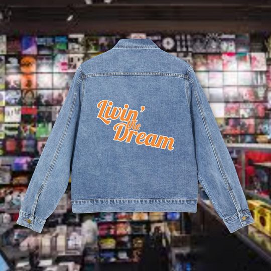 Livin' The Dream Denim Trucker Jacket for Men