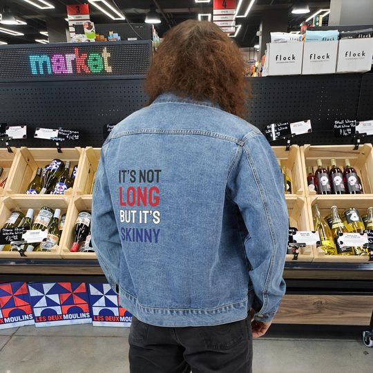 Men's Skinny Trucker Denim Jacket, Valentine's Gift Ideas for Female and Guy Friends