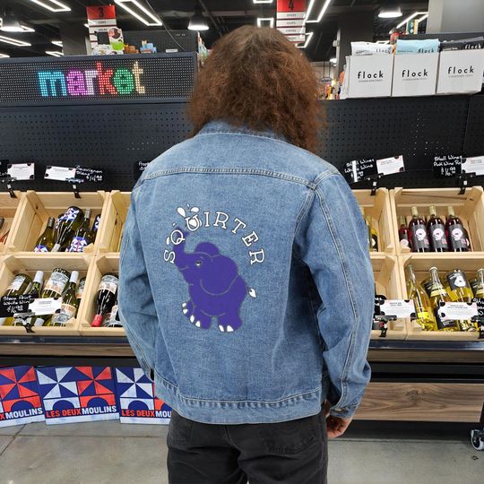 Discover Men's Denim Trucker Jacket, Gift Ideas for Friends, Stylish Outerwear